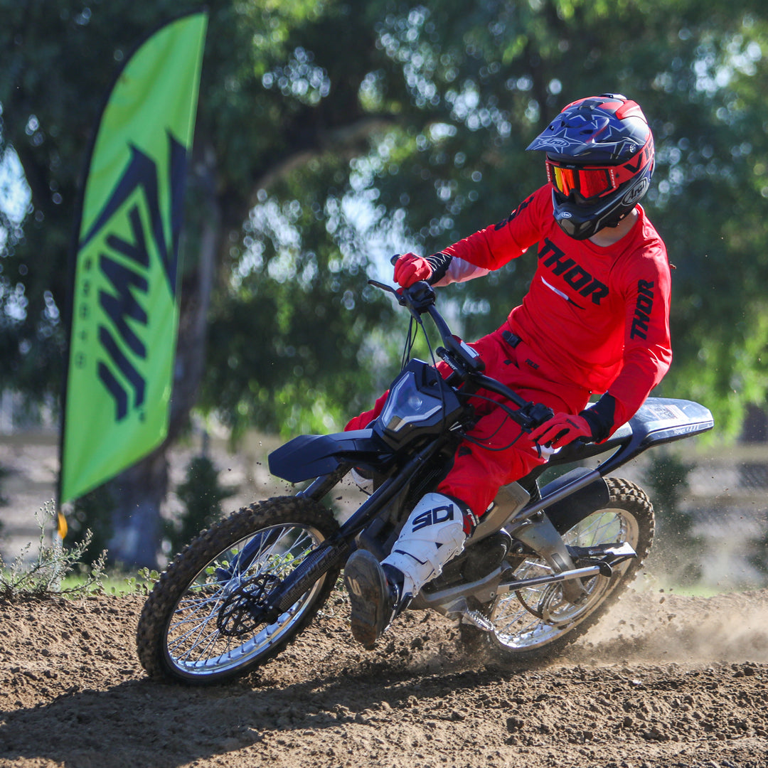 A man is riding Mantis