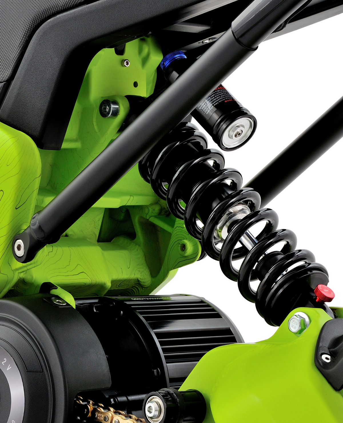 Mantis rear shock suspension