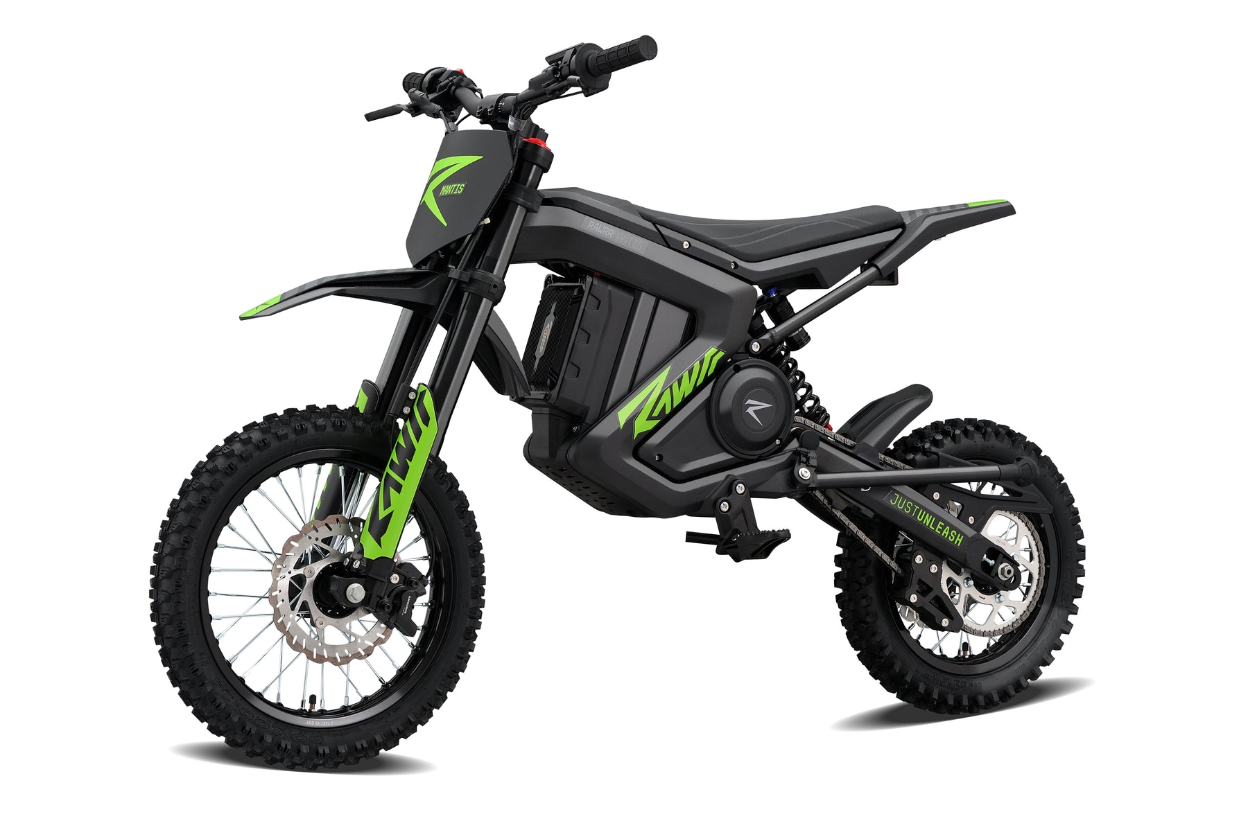 RAWRR Electric Off-road Dirtbike: 72V Mantis Mini R17 – rawrrmantis