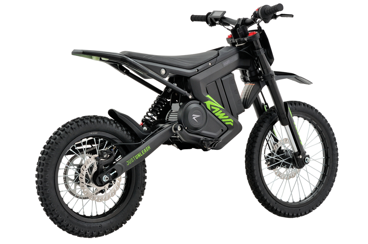 Mantis R RAWRR Electric Off-road Dirtbike: 72V Mantis Mini R17 – rawrrmantis